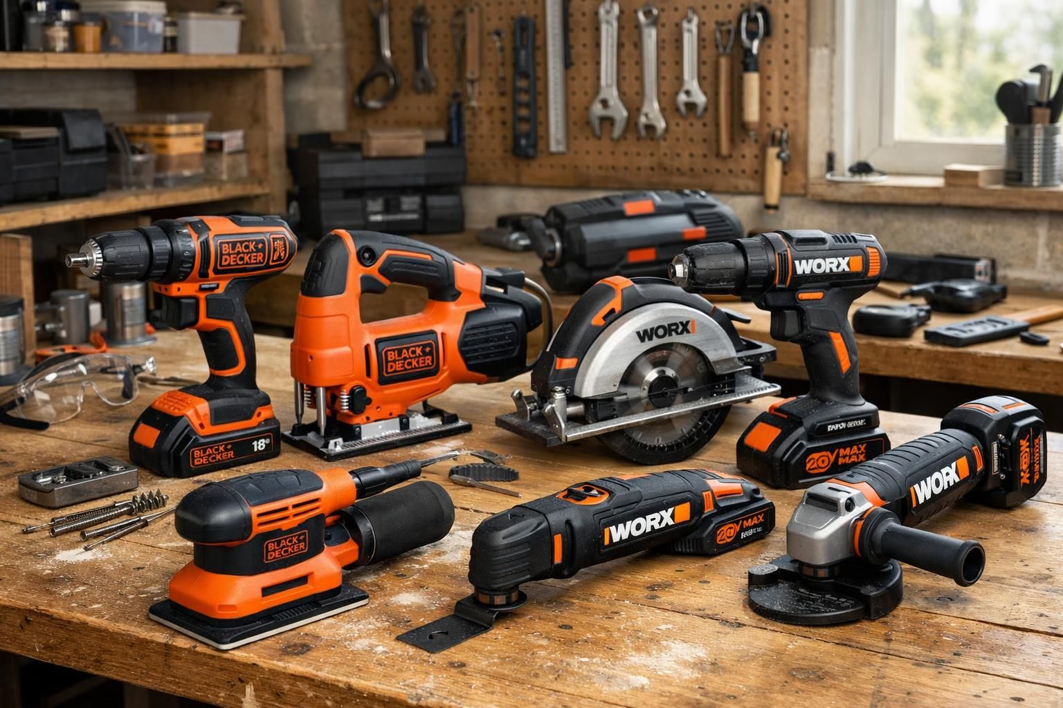 découvrez la comparaison entre black+decker et worx, deux marques d'outils électroportatifs idéales pour les débutants en bricolage. trouvez l'outil adapté à vos besoins pour vos projets diy.