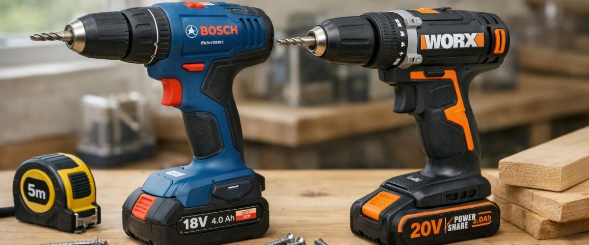 découvrez notre test complet des perceuses sans fil bosch et worx, idéales pour tous vos projets de bricolage maison. performances, autonomie et ergonomie analysées pour bien choisir.