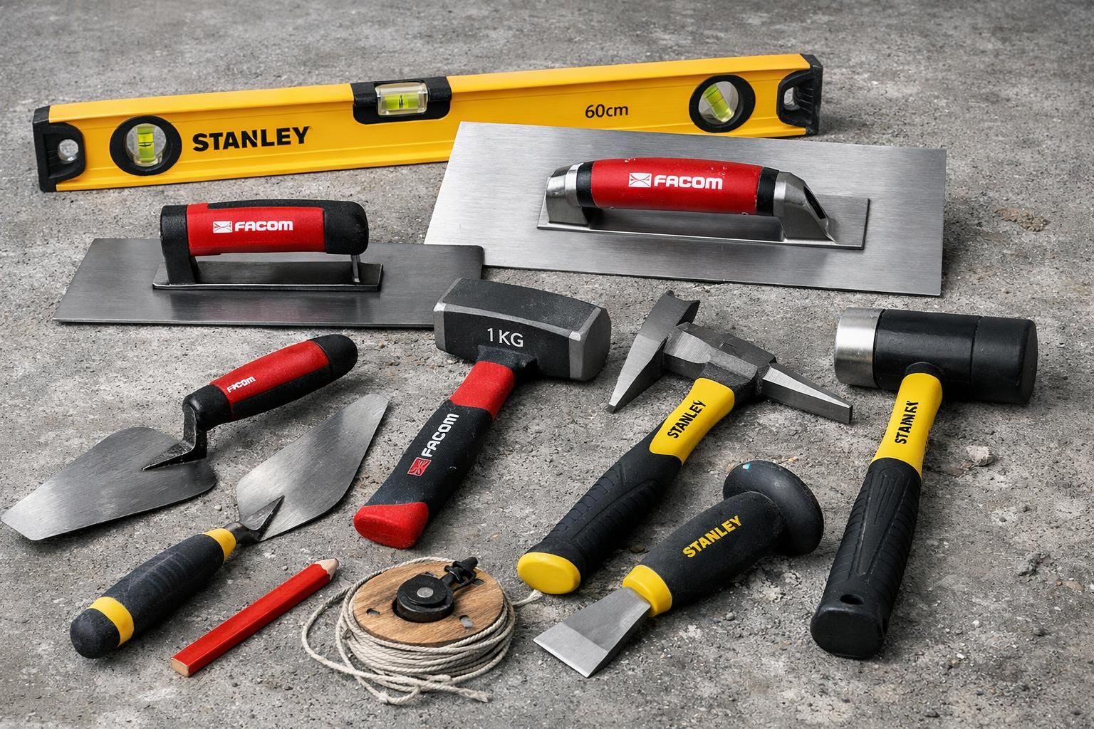 comparez facom et stanley pour choisir les meilleurs outils manuels adaptés à vos travaux de maçonnerie. découvrez leurs avantages, qualités et conseils d'achat.