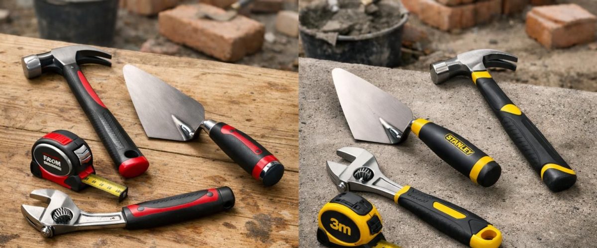 comparatif facom vs stanley : découvrez quelle marque d’outils manuels est la plus adaptée pour vos travaux de maçonnerie, en termes de qualité, durabilité et performance.