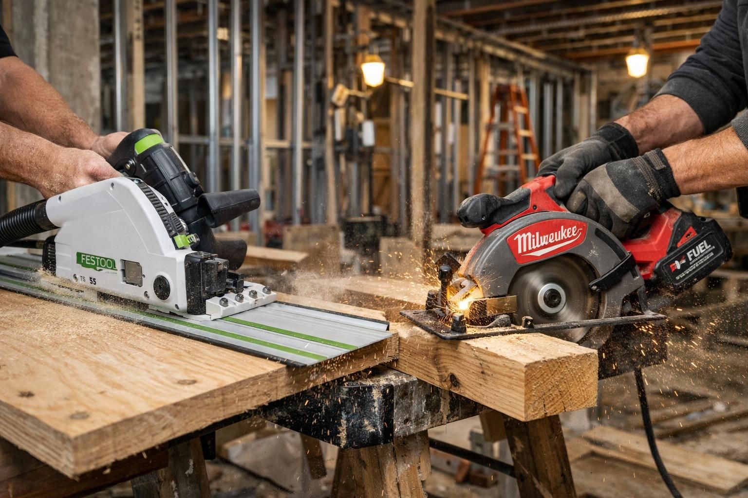 découvrez la comparaison entre festool et milwaukee, les meilleures marques d'outils pour la rénovation et les découpes précises en 2026. choisissez l'outil idéal pour votre projet.