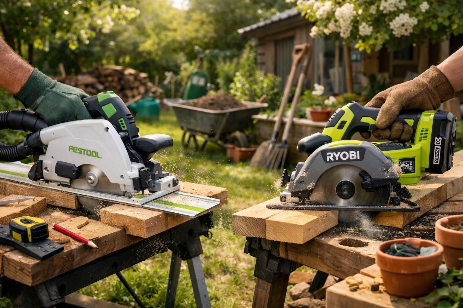 comparez festool et ryobi avec notre guide d'achat complet des scies et coupe-branches pour votre jardin domestique. découvrez les meilleures options pour entretenir efficacement votre espace vert.