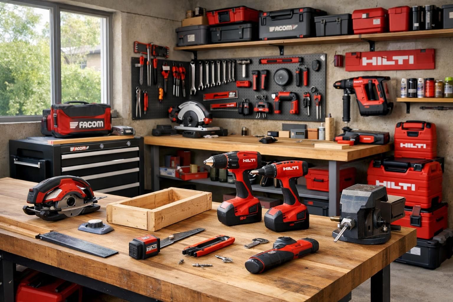 comparatif hilti vs facom : découvrez notre sélection d'outils professionnels adaptés aux travaux structurels pour vos projets à la maison.