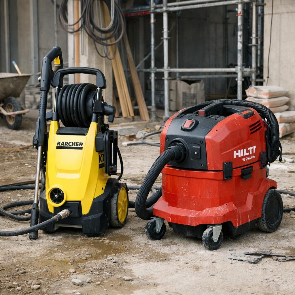 découvrez notre comparatif détaillé entre karcher et hilti, deux marques incontournables d'outils de nettoyage et d'entretien pour chantier et maison. trouvez l'équipement idéal pour vos besoins.