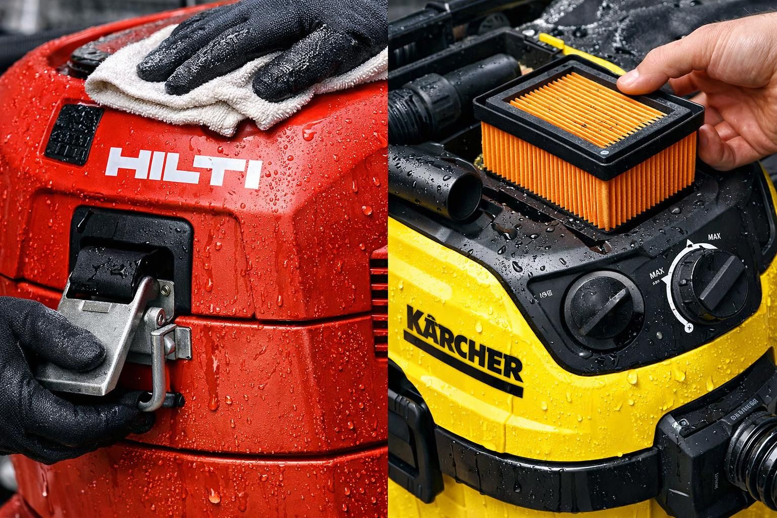découvrez notre comparatif complet entre karcher et hilti pour choisir les meilleurs outils de nettoyage et d'entretien de chantier à domicile. analyse des performances, prix et fonctionnalités.