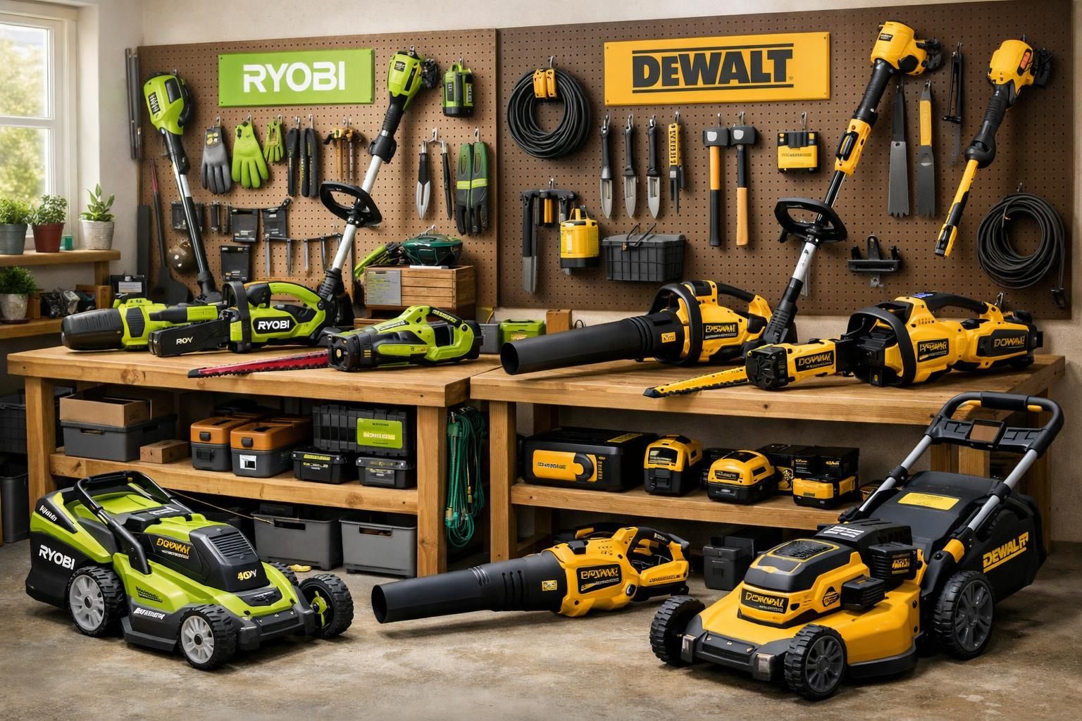 découvrez notre comparatif détaillé des outils de jardinage motorisés ryobi et dewalt, idéal pour les particuliers souhaitant choisir la meilleure marque pour entretenir leur jardin efficacement.