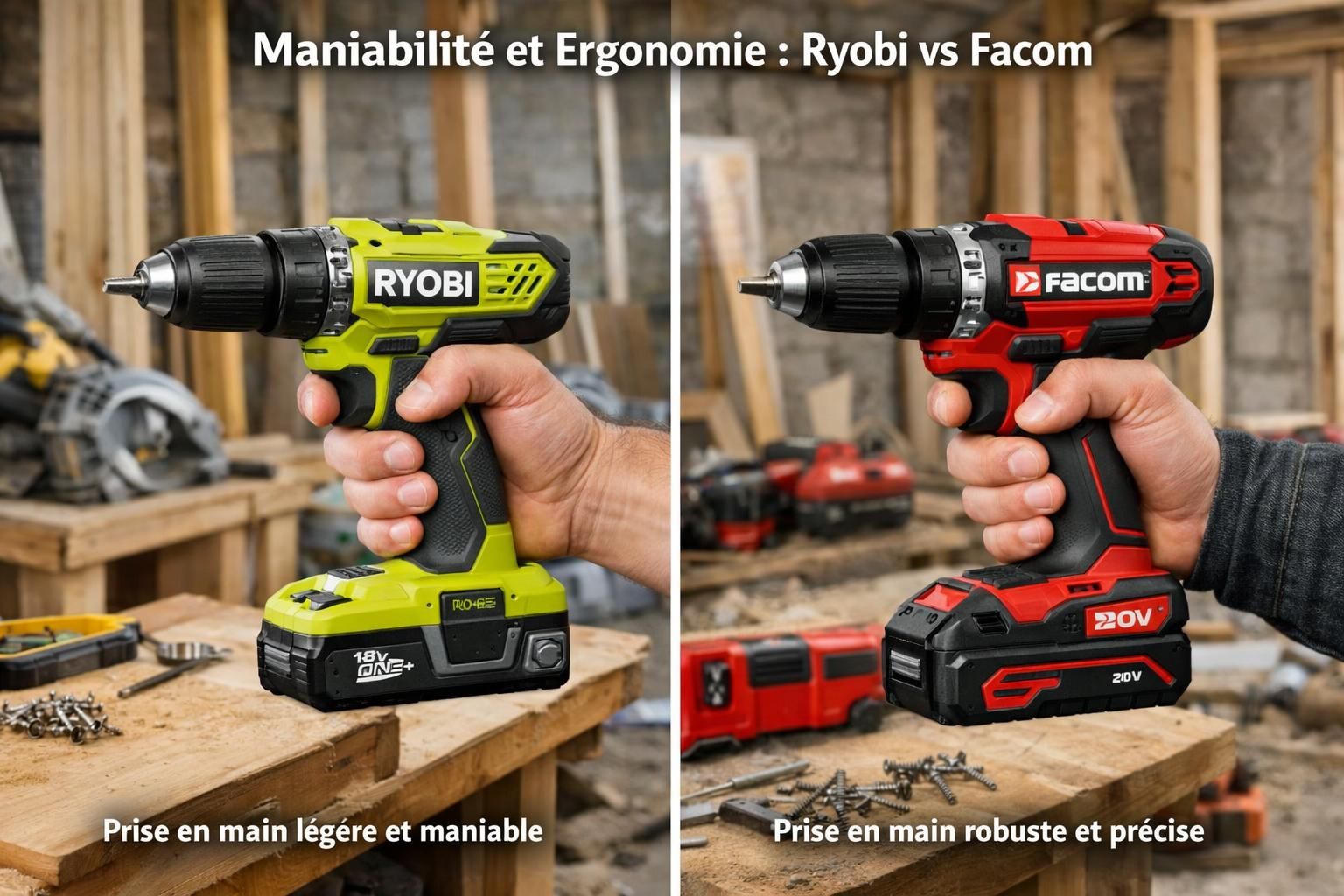comparez les outils électroportatifs ryobi et facom pour l'électricité et la plomberie. découvrez leurs performances, fonctionnalités et rapport qualité-prix pour choisir l'outil idéal.