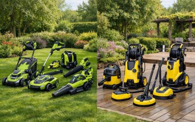 découvrez une comparaison complète entre ryobi et karcher, les meilleurs outils pour le jardinage et l'entretien extérieur en 2026, afin de choisir l'équipement idéal pour vos besoins.